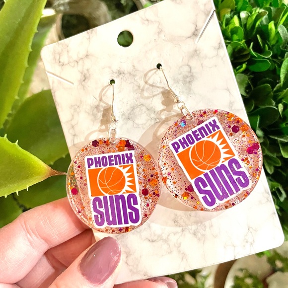Phoenix Suns Earrings - Picture 2 of 4